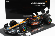 Minichamps Mclaren F1  Mcl36 Team Mclaren N 3 Abu Dhabi Gp 2022 Daniel Ricciardo 1:18 Oranžová Světle Modrá