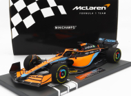 Minichamps Mclaren F1  Mcl36 Team Mclaren N 3 Bahrain Gp 2022 Daniel Ricciardo 1:18 Oranžová Světle Modrá