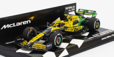 Minichamps Mclaren F1  Mcl38 Team Mclaren N 4 4th Monaco Gp (senna 30th Anniversary) 2024 Lando Norris 1:43 Žlutá Zelená Černá