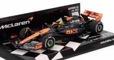 Minichamps Mclaren F1  Mcl60 Team Mclaren N 4 2nd Japan Gp 2023 Lando Norris 1:43 Bílá Oranžová Černá