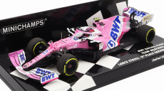 Minichamps Mercedes bwt F1  Rp20 Team Sportpesa Racing Point N 18 3rd Sakhir Gp 2020 L.stroll 1:43 Pink Matt Blue