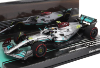 Minichamps Mercedes gp F1 W13e Team Mercedes-amg Petronas F1 N 44 2nd Hungarian Gp 2022 Lewis Hamilton 1:43 Stříbrná Zelená