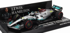 Minichamps Mercedes gp F1 W13e Team Mercedes-amg Petronas F1 N 44 2nd Hungarian Gp 2022 Lewis Hamilton 1:43 Stříbrná Zelená