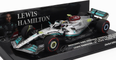 Minichamps Mercedes gp F1 W13e Team Mercedes-amg Petronas F1 N 44 3rd Silverstone British Gp 2022 Lewis Hamilton 1:43 Stříbrná Zelená
