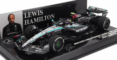 Minichamps Mercedes gp F1  W15 Eq Performance Team Amg Petronas Motorsport N 44 Season 2024 Lewis Hamilton 1:43 Černá Stříbrná Zelená
