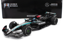 Minichamps Mercedes gp F1  W15 Eq Performance Team Amg Petronas Motorsport N 63 Season 2024 George Russell 1:18 Černá Stříbrná Zelená