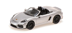 Minichamps Porsche 718 Spider (981) Open 2019 1:87 Silver
