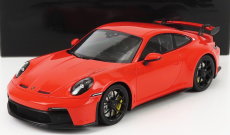 Minichamps Porsche 911 992 Gt3 Coupe 2021 - Black Wheels 1:18 Orange