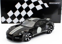 Minichamps Porsche 911 992 Sport Classic Coupe 2022 1:18 Black