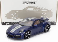 Minichamps Porsche 911 992 Sport Classic Coupe 2022 1:18 Blue Met