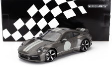 Minichamps Porsche 911 992 Sport Classic Coupe 2022 1:18 Grey