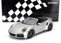 Minichamps Porsche 911 992 Turbo S Cabriolet Open 2020 1:18 Silver
