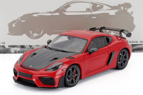 Minichamps Porsche Cayman Gt4 Rs Weissach Package 2024 1:18 Red