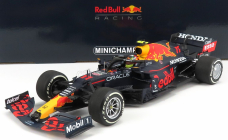 Minichamps Red bull F1  Rb16b Honda Ra620h Team Red Bull Racing N 11 Monaco Gp 2021 Sergio Perez 1:18 Matná Modrá Žlutá Červená