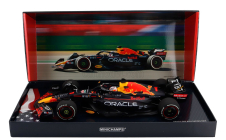Minichamps Red bull F1  Rb18 Team Oracle Red Bull Racing N 1 World Champion Winner Austin Usa Gp 2022 Max Verstappen 1:18 Matná Modrá Žlutá Červená