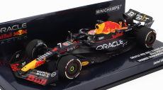 Minichamps Red bull F1  Rb19 Team Oracle Red Bull Racing N 1 World Champion Winner Hungarian Gp 2023 Max Verstappen 1:43 Matt Blue