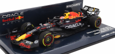 Minichamps Red bull F1  Rb19 Team Oracle Red Bull Racing N 1 World Champion Winner Monaco Gp 2023 Max Verstappen 1:43 Matt Blue