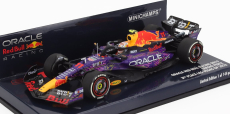 Minichamps Red bull F1  Rb19 Team Oracle Red Bull Racing N 11 3rd Las Vegas Usa Gp 2023 Sergio Perez 1:43 Fialová Žlutá Červená