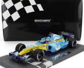 Minichamps Renault F1  R25 Team Renault N 1 World Champion Winner French Gp 2005 Fernando Alonso 1:18 Světle Modrá Žlutá