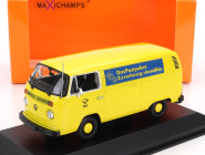 Minichamps Volkswagen T2 Delivery Deutsche Bundespost Van Das Post Paket 1972 1:43 Žlutá