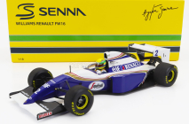 Minichamps Williams F1  Renault Elf Fw16 N 2 Pole Position Pacific Gp 1994 Ayrton Senna 1:18 Modrá Bílá