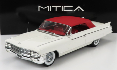 Mitica Cadillac Eldorado Biarritz Convertible Closed 1962 1:18 Bílé Bordeaux