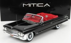 Mitica Cadillac Eldorado Biarritz Convertible Open 1962 1:18 Black