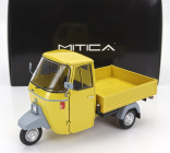 Mitica-diecast Piaggio Ape P501 Open 1979 - Con Vetrina - With Showcase 1:18 Giallo Texas
