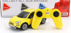 Mondomotors Fiat 500 X 2014 1:24 Žlutá