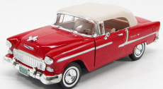 Motor-max Chevrolet Bel Air Cabriolet Closed 1955 1:18 Červený Krém