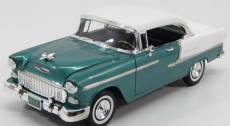 Motor-max Chevrolet Bel Air Cabriolet Closed 1955 1:18 Zelená S Bílou