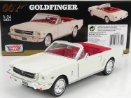 Motor-max Ford usa Mustang Cabriolet Open 1964 - James Bond 007 - Goldfinger - Missione Goldfinger 1:24 Bílá