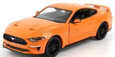 Motor-max Ford usa Mustang Gt Coupe 2018 1:24 Orange