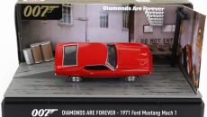 Motor-max Ford usa Mustang Mach-1 Coupe 1971 - 007 James Bond - Diamonds Are Forever - Una Cascata Di Diamanti 1:64 Red