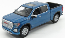 Motor-max GMC Sierra 1500 Denali Crew Cab Pick-up 2019 1:27 Modrá Šedá Met