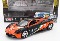 Motor-max Pagani Huayra N 23 Racing 2018 1:24 Oranžová Černá