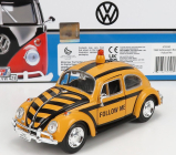 Motor-max Volkswagen Beetle Airport Follow Me Service Car 1968 1:24 Žlutá Černá