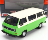 Motor-max Volkswagen T3 Minibus 1979 1:24 Zelená Bílá