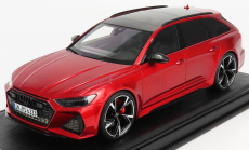 Motorhelix Audi A6 Rs6 Avant (c8) 2020 1:18 Red Met