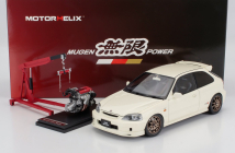 Motorhelix Honda Civic Ek9 Type R Mugen With Engine And Accessories 1999 1:18 Bílá