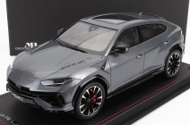 Mr-models Lamborghini Urus S 2022 - Con Vetrina - With Showcase 1:18 Grigio Telesto - Grey Met
