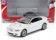 Newray BMW 3-series M3 (e92) Coupe 2007 1:24 Bílý Uhlík