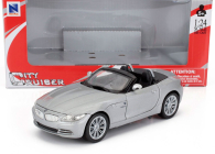 Newray BMW Z4 Spider Cabriolet Open 2009 1:24 Silver