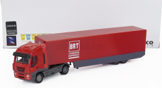 Newray Iveco fiat Stralis 540 Truck Cassonato Brt Bartolini Corriere Espresso 2009 1:87 Red