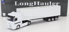 Newray Mercedes benz Actros 1857 Truck Cassonato 1998 1:43 Bílá