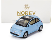Norev Fiat Nuova 500 2008 1:87 Světle Modrá