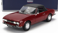 Norev Peugeot 504 Cabriolet 1969 1:18 Red