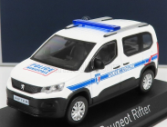 Norev Peugeot Rifter Police Municipale 2019 1:43 Bílá Modrá