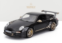 Norev Porsche 911 997-2 Gt3 Rs Coupe 2009 1:18 Černé Zlato