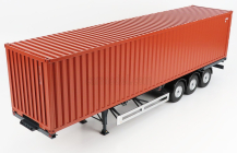 Nzg Accessories Trailer For Truck With European Sea-container 40 1:18 Brown